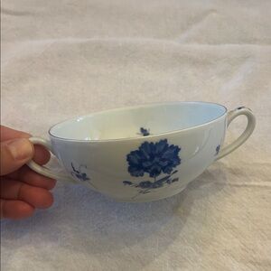 Limoges France Cream Soup Bowl Vintage